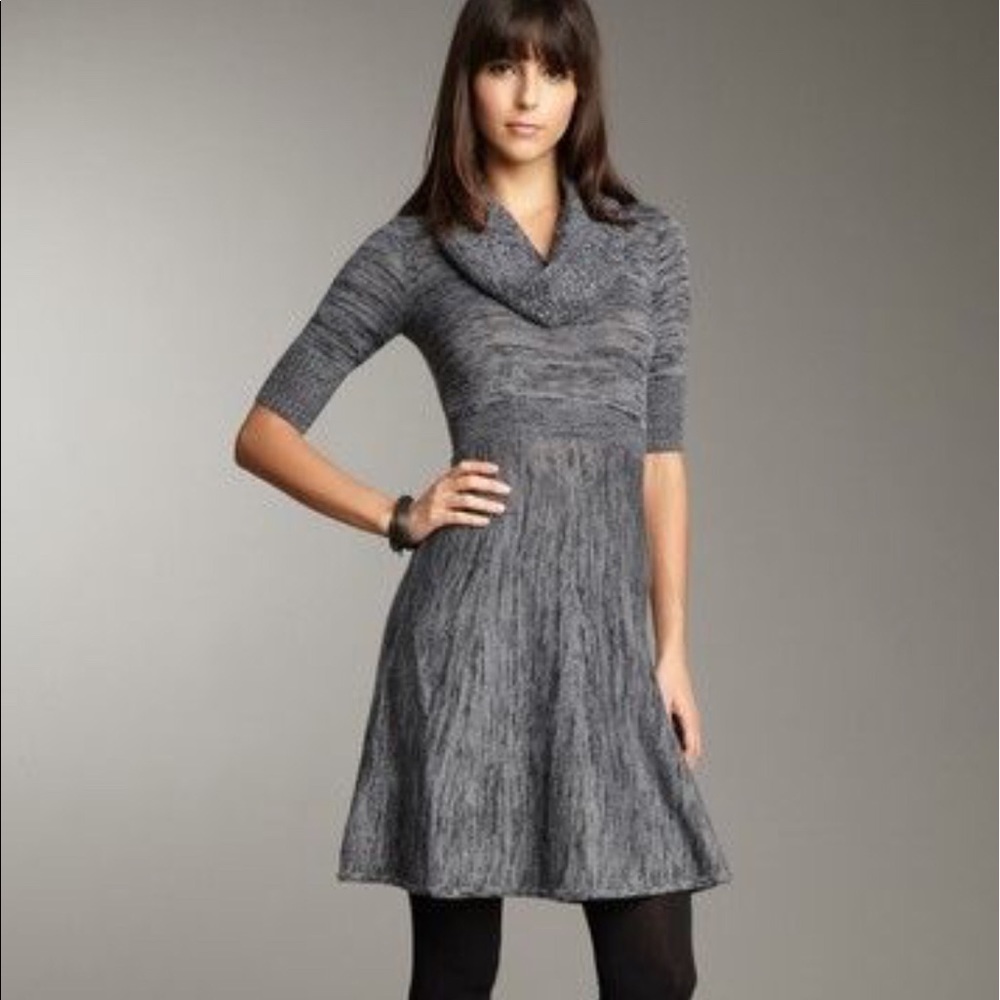 BCBG MAX AZRIA "TALIA" Cowl Sweater Dress